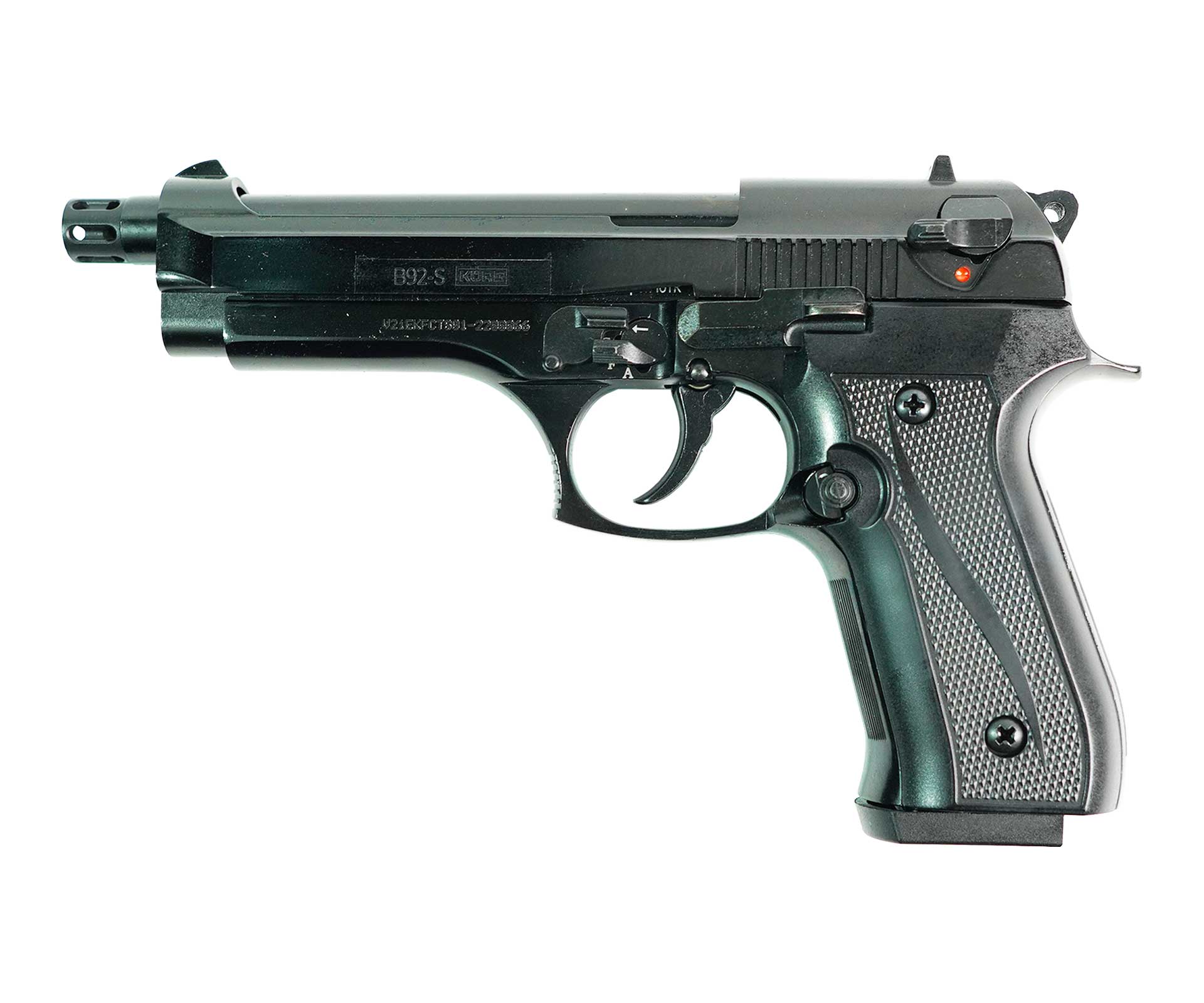 Пистолет сигнальный B92-S к.5,5мм (патр.10ТК, черн.)